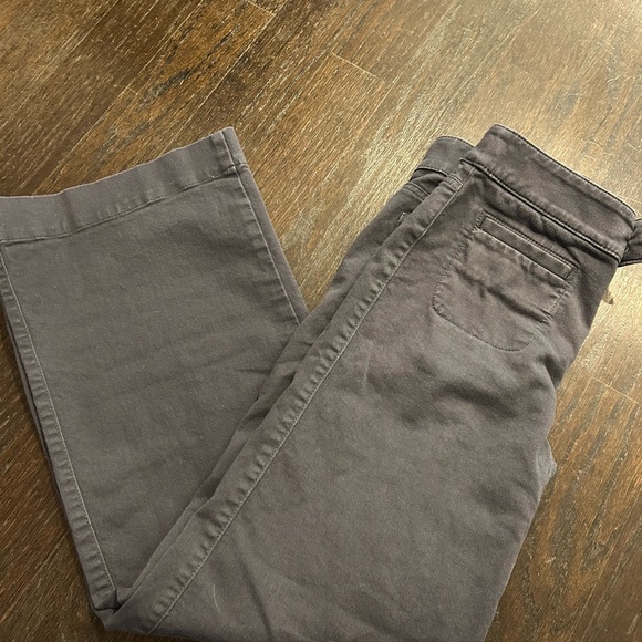 LOFT Palmer Wide Leg Pants in Twill - Picture 4 of 7